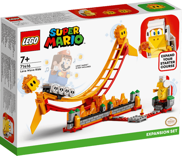 Lego Super Mario uitbreidingsset rit over lavagolven 71416