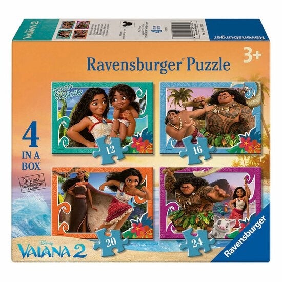 Ravensburger  Disney Vaiana 4 in 1 box