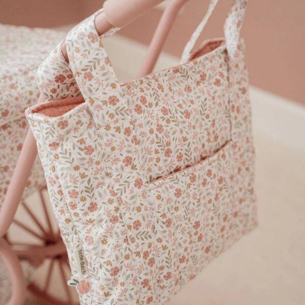 Little Dutch Poppen verzorgingstas Soft Flowers    LD4589