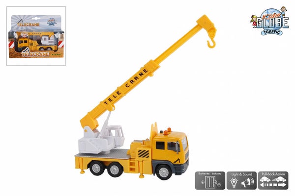 Hijskraan (die cast) met licht en geluid
