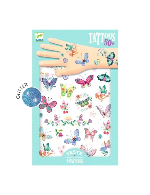 Djeco Tattoo´s Wonderbaarlijke vlinders DJ09249