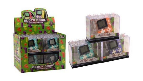 Block game console, 3 assorti