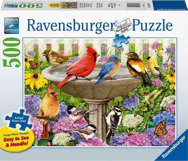Ravensburger Bij het vogelbadje 500 stukjes