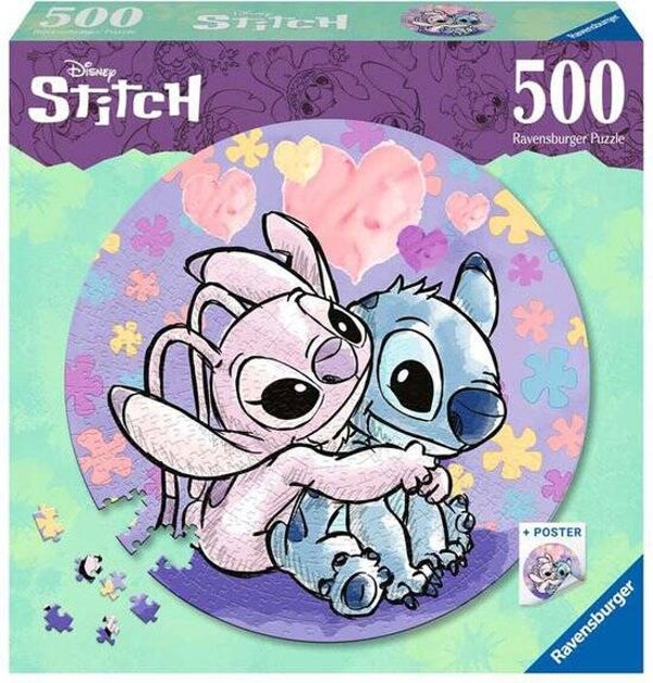 Ravensburger Round puzzle Disney Stitch 500 Stukjes