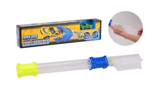 Lanceer auto in race tube