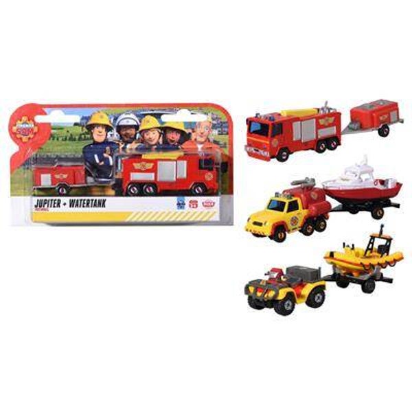 BRANDWEERMAN SAM DIE CAST MET AANHANGER 3 ASS.