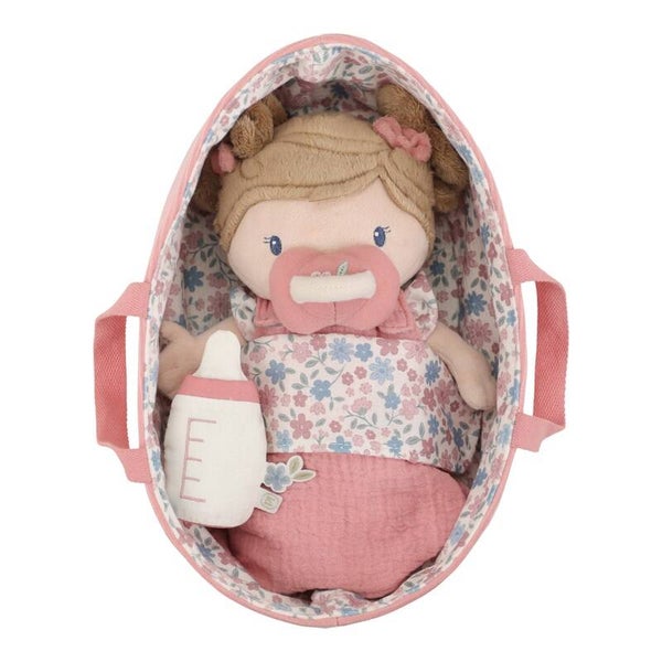Little Dutch Babypop in mandje Rosa GRS LD4677