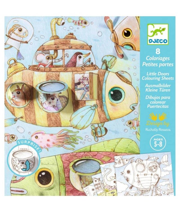 Djeco kleurplaten De reis van Malo  DJ09684