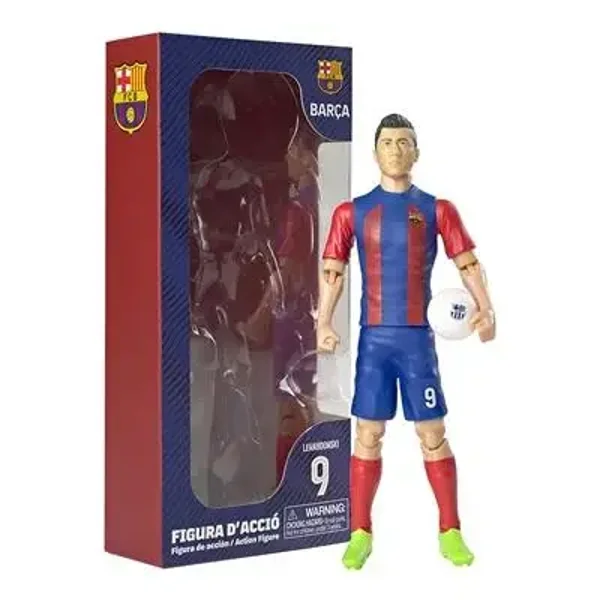 Socker FC Barcelona Robert Lewandowski 20cm