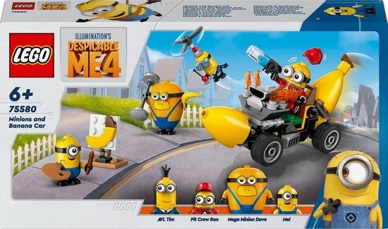 Lego Minions en bananenauto 75580
