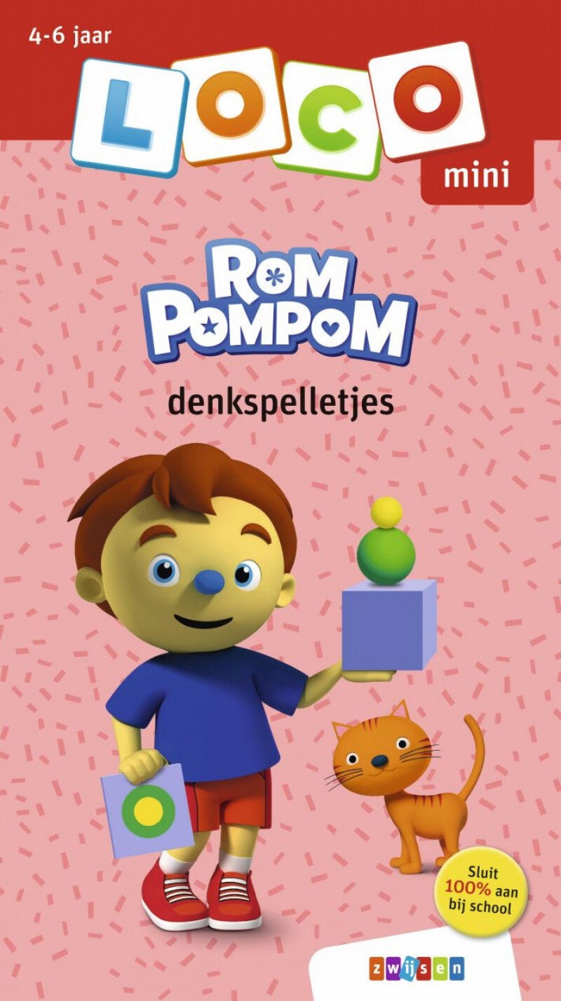 Oefenboekje Loco Mini - Rompompom denkspelletjes