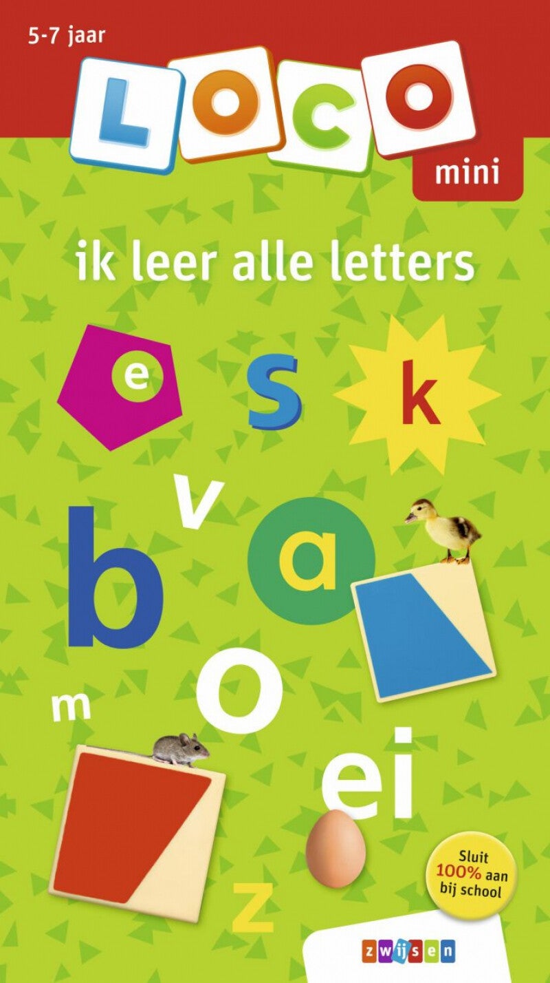 Oefenboekje Loco Mini - Ik leer alle letters