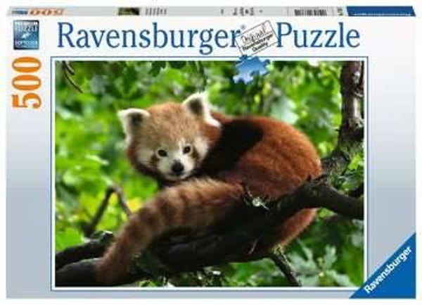 Ravensburger Puzzel Schattige rode panda  500  173815