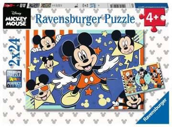 Ravensburger Puzzel Mickey Mouse 2x24  55784