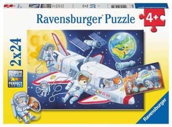 Ravensburger Puzzel Reis door de ruimte 2x24  56651