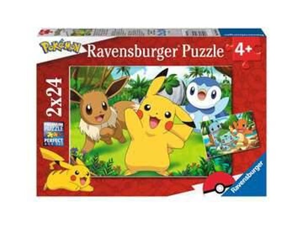 Ravensburger Puzzel Pikachu en zijn vrienden 2x24 56682
