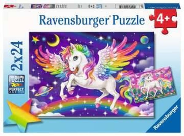 Ravensburger Puzzel Unicorn and Pegasus 2x24 56774