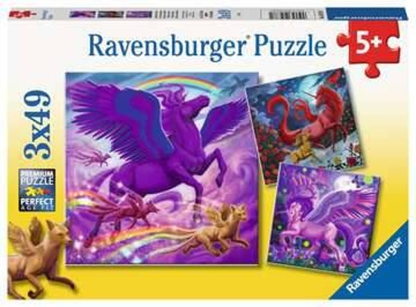 Ravensburger Puzzel Magische wezens 3x49  056781