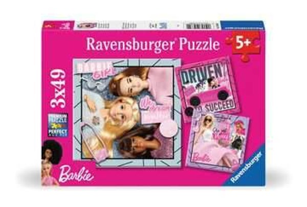 Ravensburger Puzzel Barbie 3x49  56842