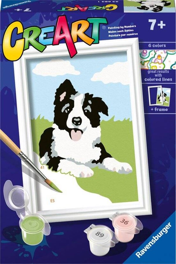 Ravensburger Schilderen op nummer Border Collie 236831