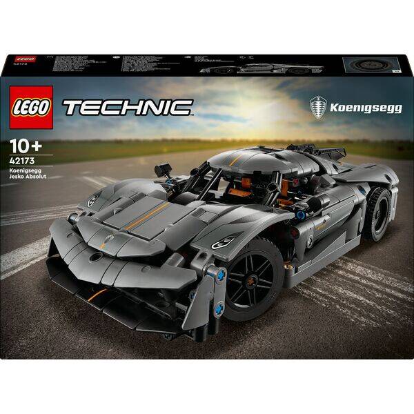 Lego Technic Koenigsegg Jesko Absolut grijze hypercar 42173