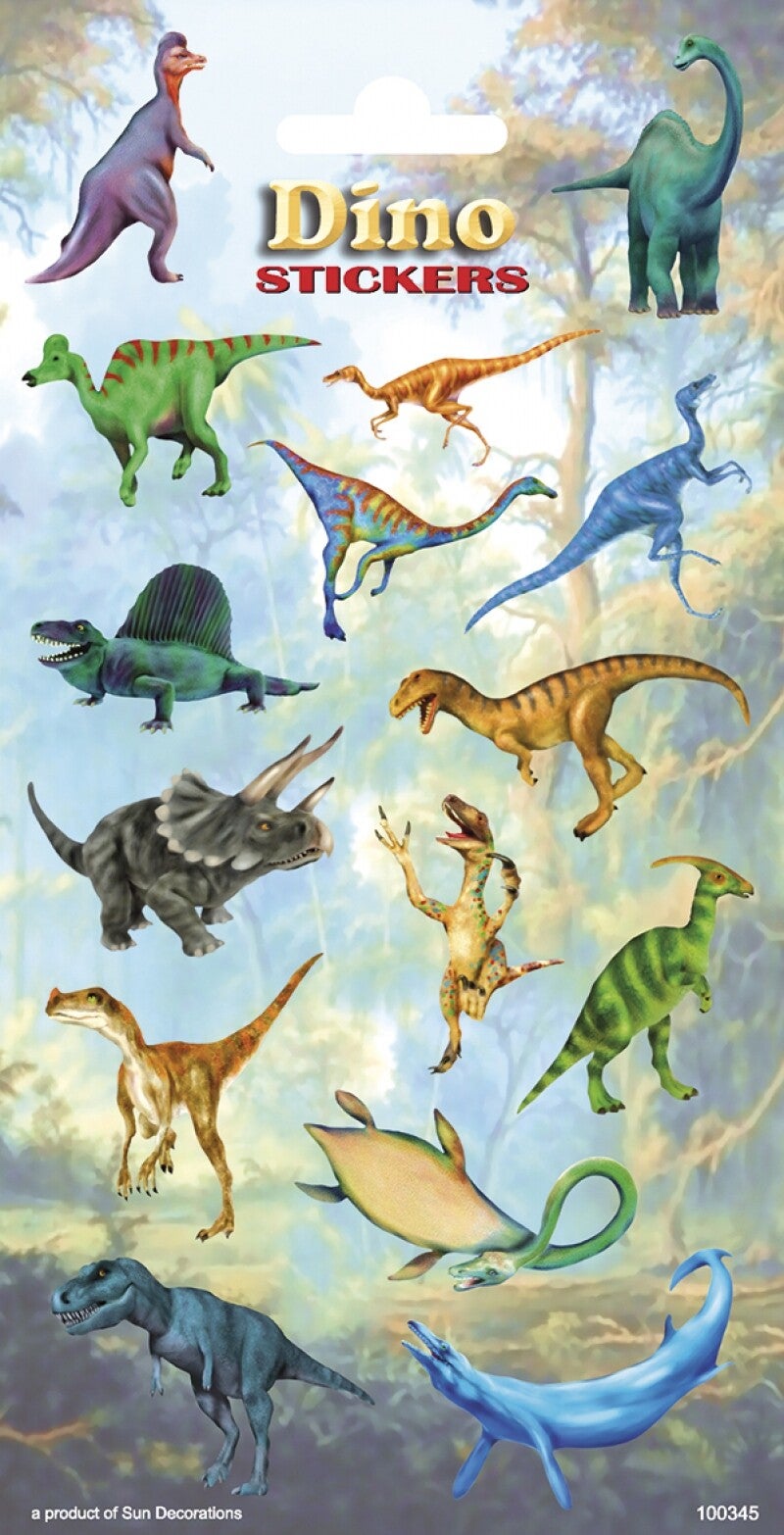 Stickervel dinosaurus
