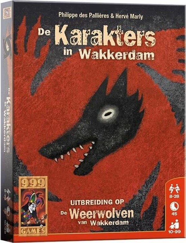 Weerwolven Uitbreiding  De karakters in Wakkerdam  Kaartspel
