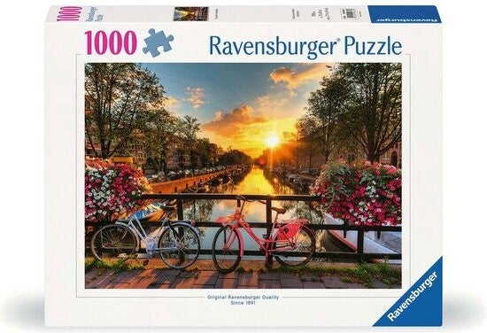Ravensburger Fietsen in Amsterdam 1000 stukjes   120006626