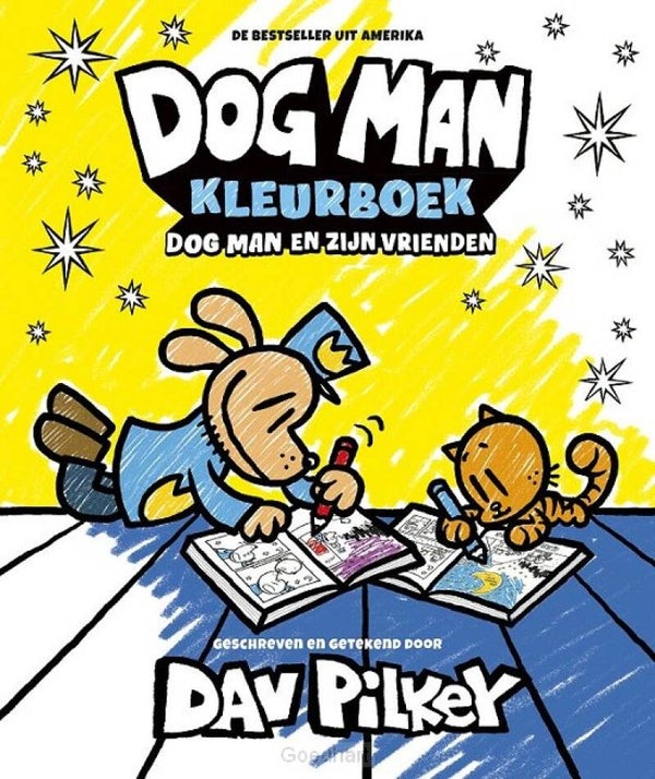 Dog Man kleurboek