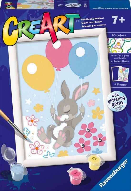 Ravensburger Schilderen op nummer Fkying Bunny 235643