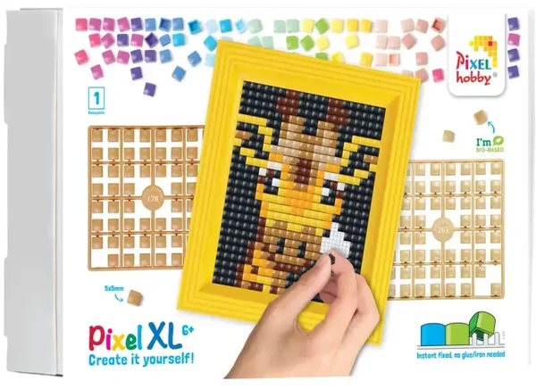 Geschenkverpakking met 13 pixel XL matjes - Giraf II