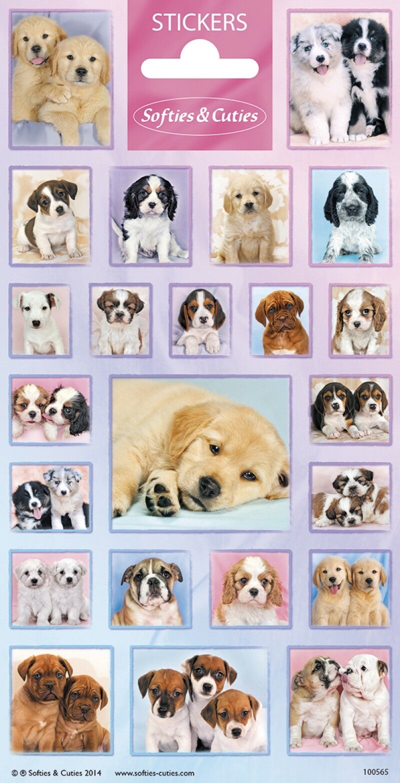 Stickervel puppies