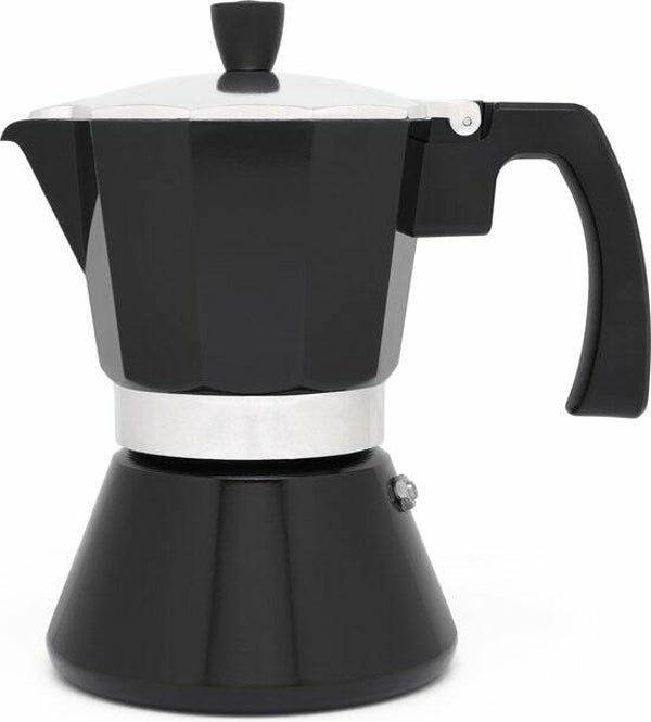 Leopold Vienna Espressomaker zwart 6 kops