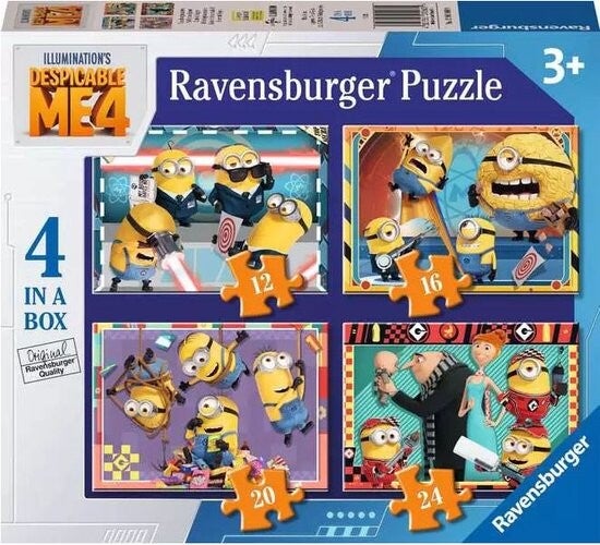 Ravensburger Despicable Me 4 4 in 1 box