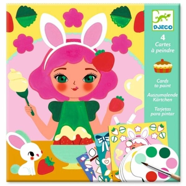Djeco kaarten om te schilderen  DJ09659