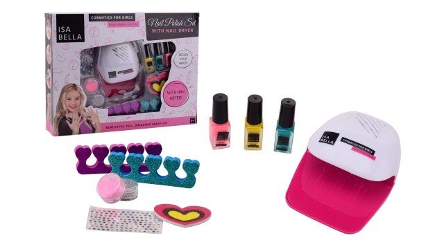 Isabella nagellakset in doos met nageldroger
