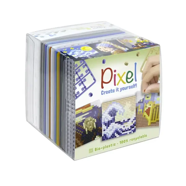 Pixel 3-pack - Wereld kunst