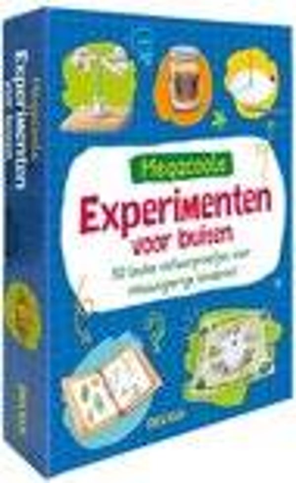Megacoole experimenten voor buiten - doos met kaarten
