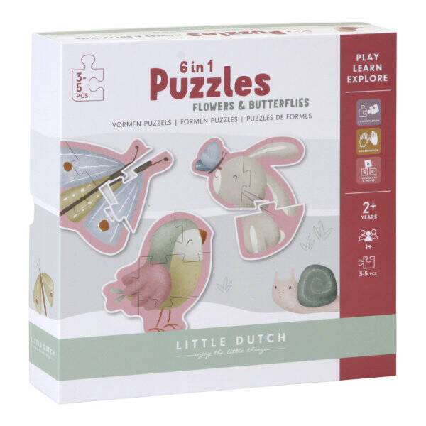 Litlle Dutch Puzzel 6 in 1