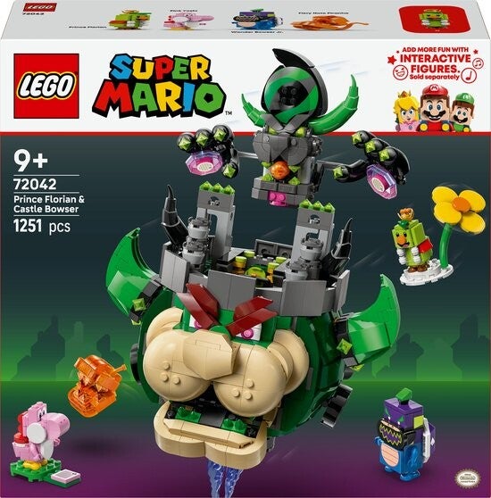 Lego Super Mario Prins Florian en Kasteel-Bowser 72042