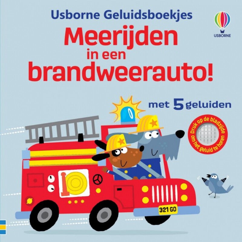Meerijden in een brandweerauto (geluidsboekje)