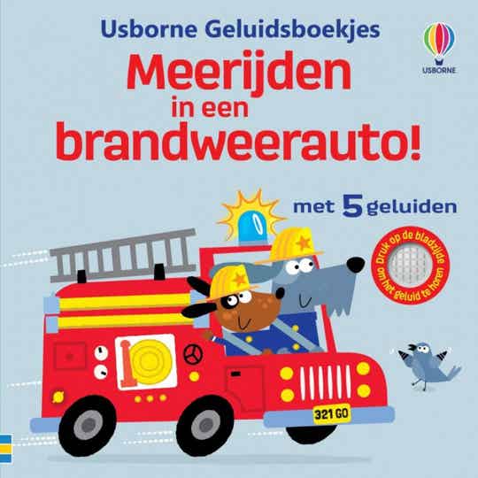 Meerijden in een brandweerauto (geluidsboekje)