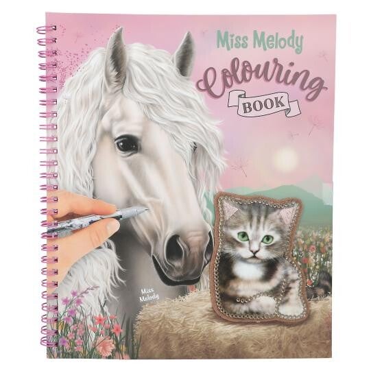 Miss Melody kleurboek met pailletten