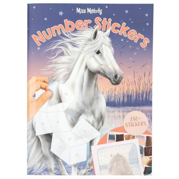 Miss Melody nummer stickers