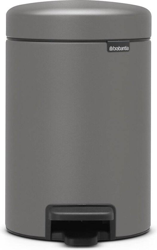 Brabantia NewIcon Pedaalemmer 3 liter - Mineral Concrete Grey