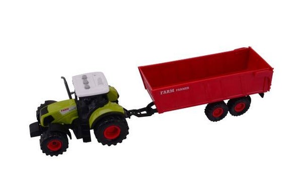 Junior Farming tractor speelset met frictie, licht en geluid