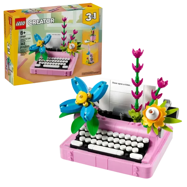 Lego Creator Typemachine met bloemen 31169