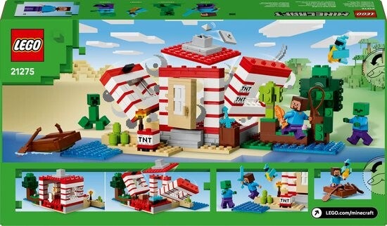 Lego Minecraft Het TNT junglehuis 21275