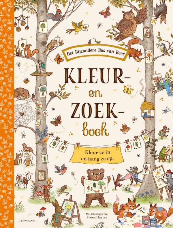 Het Bijzondere Bos van Beer Kleur-en Zoekboek
