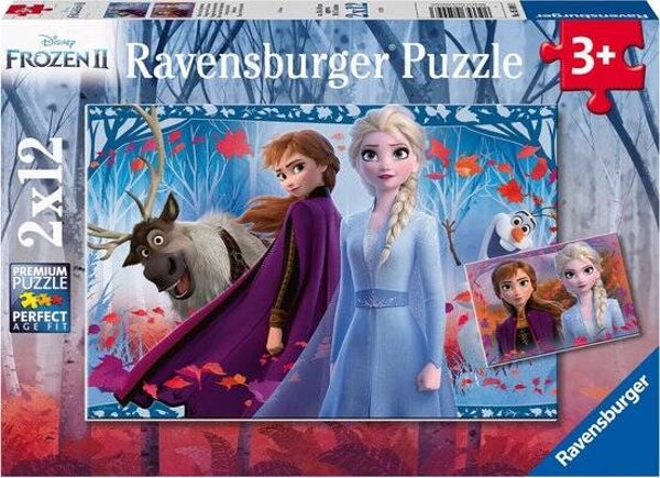 Ravensburger Frozen Reis naar het onbekende 2x12  050093